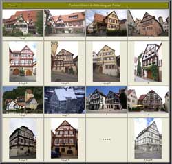 Bilder vom Fachwerkhauser in Rottenburg a/N