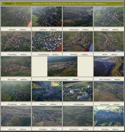 Bilder Stadttelie und Rathauser von Rottenburg a/N Teils mit Luftbilder